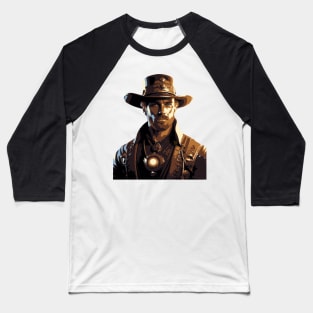 Steampunk Cowboy Baseball T-Shirt